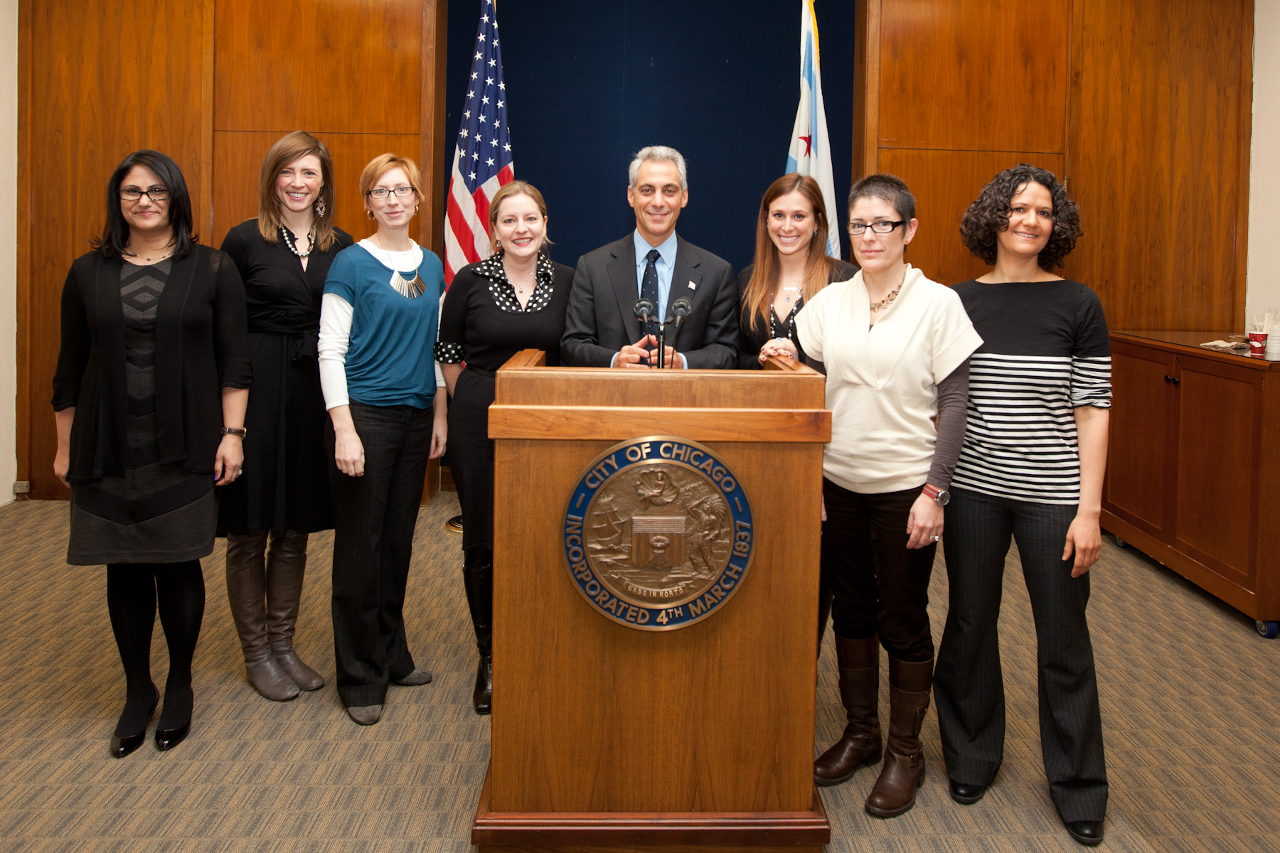 Mayor Rahm Emanuel today joined the inaugural meeting of a new “Women Who Launch” series, which brings together leading women in Chicago’s tech start-up community with leading female City officials as part of the administrations’ continuing efforts to create opportunity for Chicago’s booming technology industry.